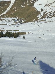 Adaptation au changement climatique, on fait du ski d'été en Avril