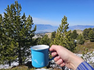 Chamrousse : petit café contemplatif
