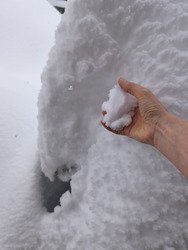 Impressionnantes chutes de neige