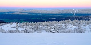 Lever de soleil sur le Vercors enneigé ❄️❄️❄️ ce vendredi 18 avril 