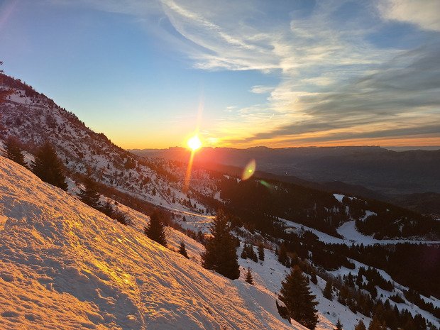 Enfin de la neige dure!!!