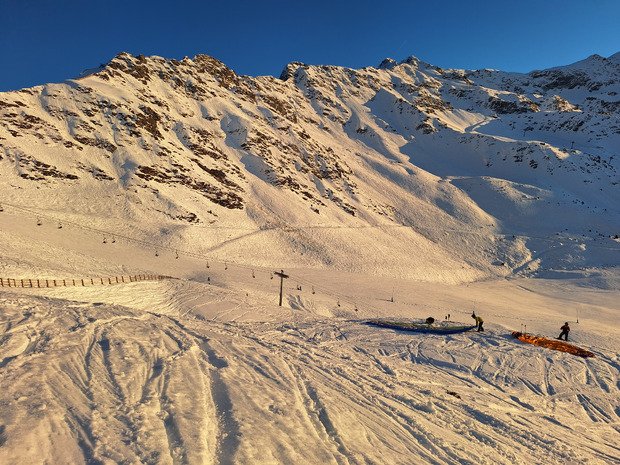 Enfin de la neige dure!!!