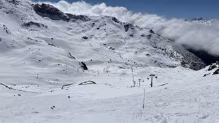 Belle journée et enneigement encore très bon !