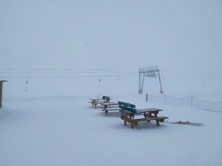 conditions variables du printemps, et du glacier