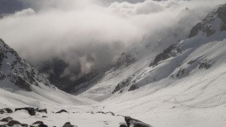 Pistes damées à Flégère