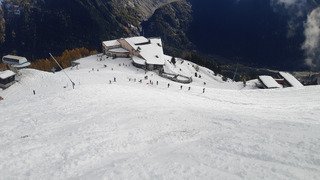 Pistes damées à Flégère