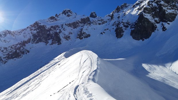 Reste de neige froide