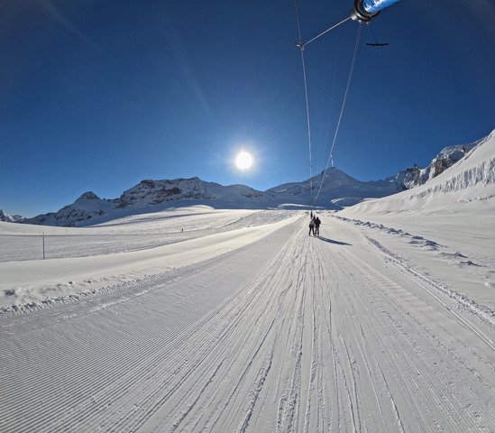 Beau, froid et du monde 