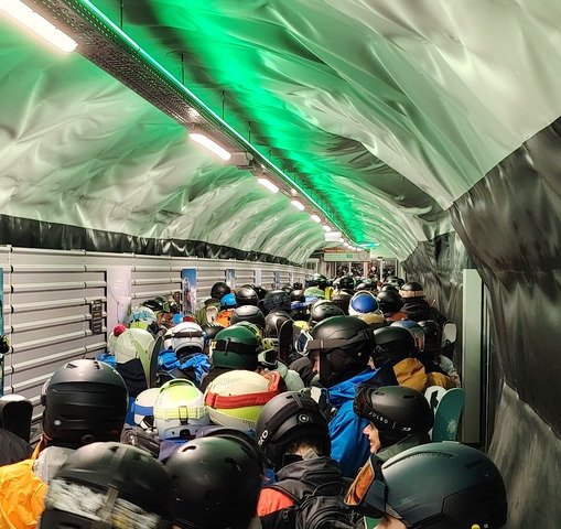 Beau, froid et du monde 