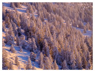 Coucher de soleil au Moucherotte