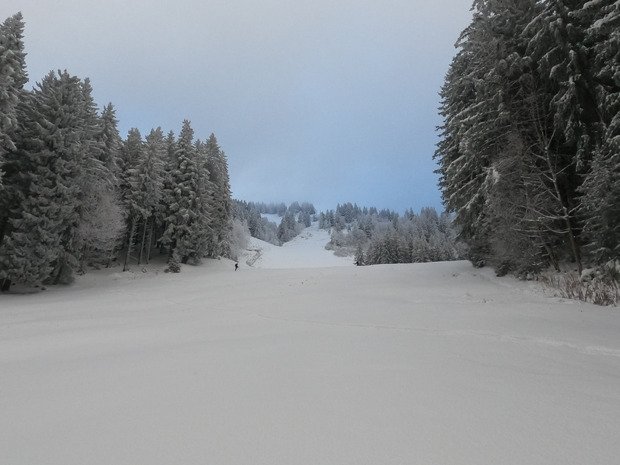 Le matin au Col du Barioz...