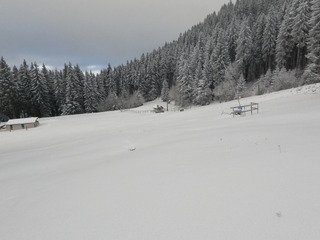 Le matin au Col du Barioz...