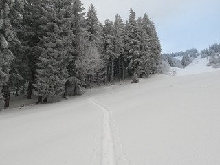 Le matin au Col du Barioz...