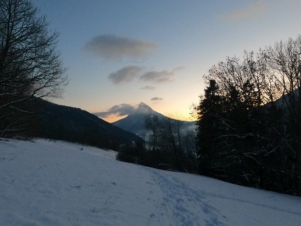 Crépuscule à Saint Pierre de Chartreuse