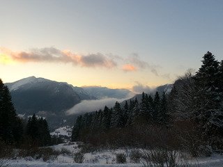 Crépuscule à Saint Pierre de Chartreuse