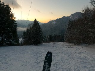 Crépuscule à Saint Pierre de Chartreuse