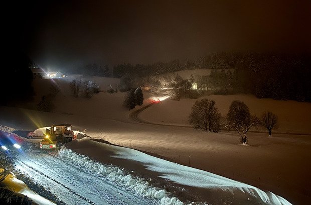 Apr&egrave;s le rin&ccedil;age, il neige fort de nouveau dans le Vercors