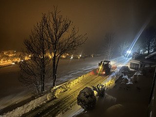 Apr&egrave;s le rin&ccedil;age, il neige fort de nouveau dans le Vercors