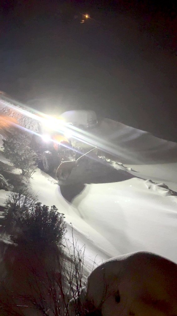 Apr&egrave;s le rin&ccedil;age, il neige fort de nouveau dans le Vercors