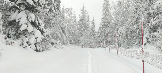 Presque trop de neige à Margeriaz 😱😂