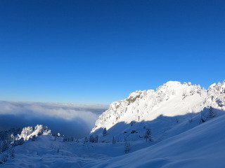 Premier groupe sur le Grand Eulier