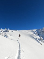 Premier groupe sur le Grand Eulier