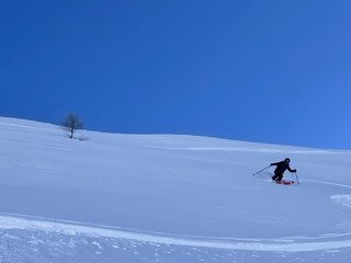 Poudreuse et soleil invités de premières Traces