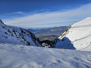 Chamrousse : promenade ciel bleu