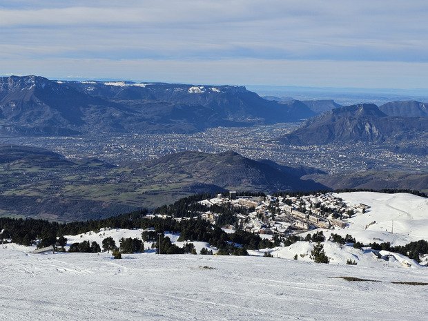 Chamrousse : promenade ciel bleu