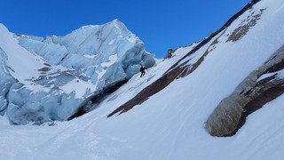 Le glacier d'Argentière a souffert