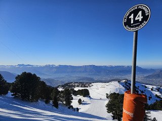Chamrousse : belle session ciel bleu