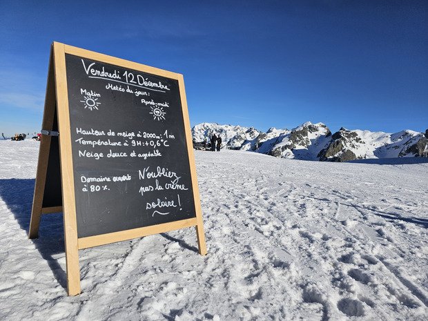 Chamrousse : belle session ciel bleu