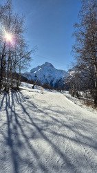 Conditions au top pour carver mais attention aux cailloux sous 2600m