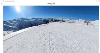 Grand soleil, petite neige