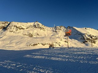 Neige dure et soleil à l’Alpe d’Huez