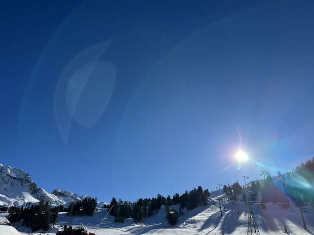 Opening day à La Plagne, pas mal du tout