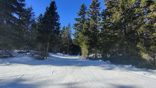 &Ccedil;a tient toujours en ski de fond ! 