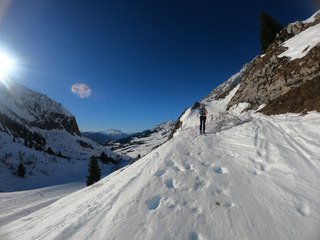 Glace et infirmerie au Col de la Colombi&egrave;re