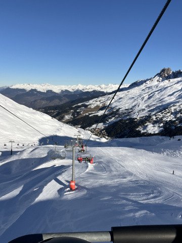 Une belle journ&eacute;e ensoleill&eacute;e, c&rsquo;est encore Ok pour skier.