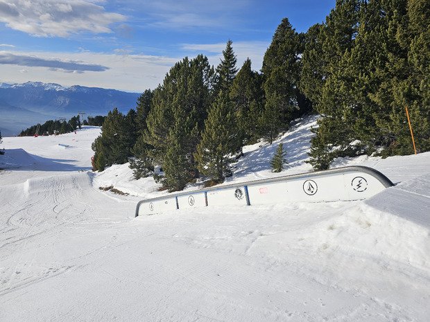 Chamrousse : plancha & Sunset snowpark