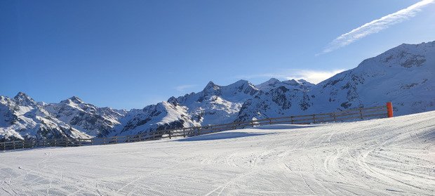 Les 7 Laux - Epatant pour la qualit&eacute; de neige malgr&eacute; les temp&eacute;ratures. 
