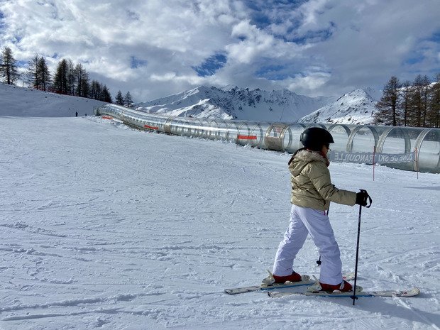 Neige de printemps dans une ambiance de station privatis&eacute;e ✨
