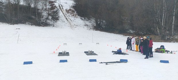 Ski de fond avec ambiance de fin de saison 
