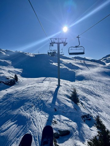 Ride a Courchevel en cette veille de No&euml;l