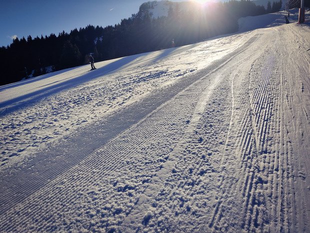 Collet d'Allevard sur les pistes