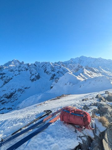 du ski conceptuel : col des crochues, br&egrave;che &agrave; B&eacute;rard, buet 