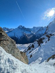 du ski conceptuel : col des crochues, br&egrave;che &agrave; B&eacute;rard, buet 