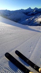 Le matin, le meilleur de la glisse