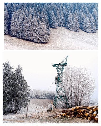 Dans le Vercors, on n'a pas de neige mais on a du givre !