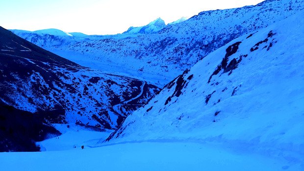 Glisse fabuleuse et un bon gla&ccedil;age !